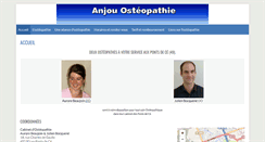 Desktop Screenshot of anjou-osteopathie.fr